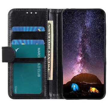 Sony Xperia 10 V Pung med Magnetisk Lukning - Sort