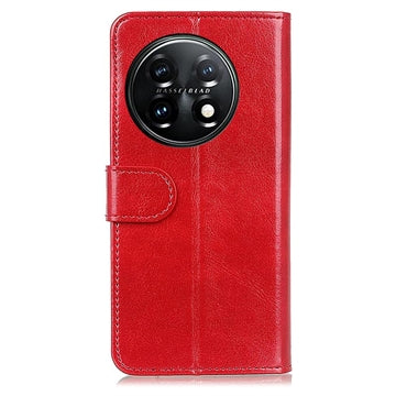 OnePlus 11 Pung Taske med Magnetisk Lukning - Rød