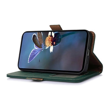 Samsung Galaxy S26+ Pung læder cover med RFID - grøn