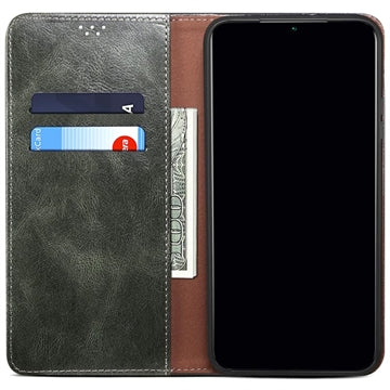 Xiaomi 11T/11T Pro Waxy Series Etui med Pung - Grøn