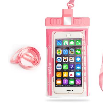 Whistle Design Universal vandtæt etui IPX8 - 6.5" - Pink