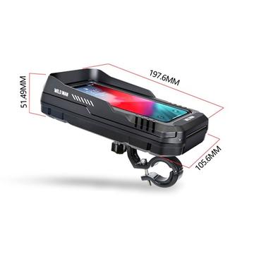Wild Man FK2 cykelholder til mobiltelefon med 360° drejelig aluminiumsbeslag - 0.6l - sort