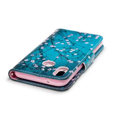 Huawei P20 Lite Wonder Series Pung - Hvid Blomster