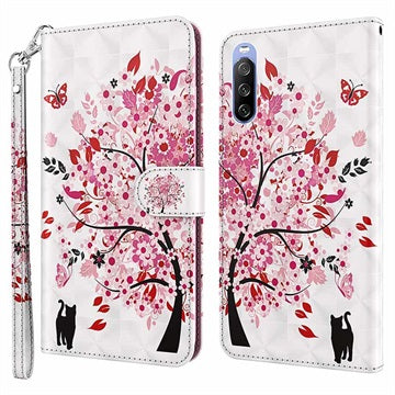 Wonder Series Sony Xperia 10 III, Xperia 10 III Lite Pung - Blomstrede Træ