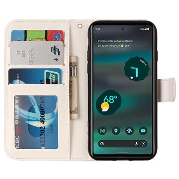 Wonder Series Google Pixel 7a Pung Cover - Blå Sommerfugl