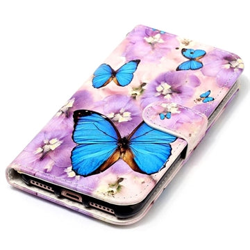 Wonder Series Google Pixel 7a Pung Cover - Blå Sommerfugl