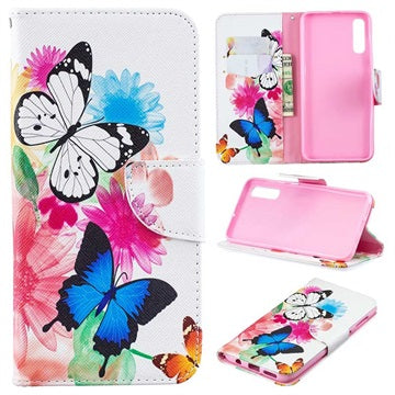 Wonder Series Samsung Galaxy A50 Pung - Sommerfugle