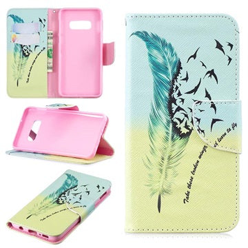 Wonder Series Samsung Galaxy S10e Cover med Kortholder - Fugle
