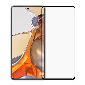 Xiaomi 11T/11T Pro Skærmbeskyttelse Hærdet Glas - Full Fit - Sort Kant