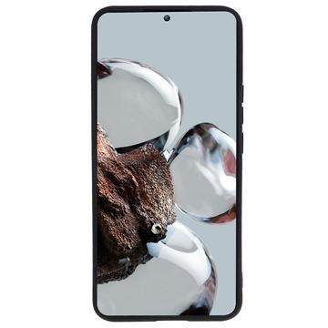 Xiaomi 12T/12T Pro Anti-Fingeraftryk Mat TPU Cover - Sort