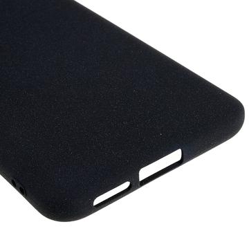 Xiaomi 12T/12T Pro Anti-Fingeraftryk Mat TPU Cover - Sort