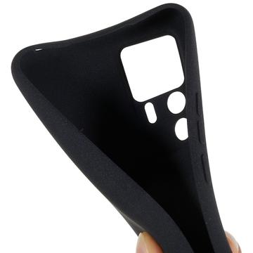Xiaomi 12T/12T Pro Anti-Fingeraftryk Mat TPU Cover - Sort