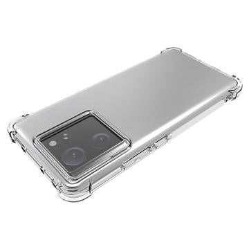 Xiaomi 13T/13T Pro Stødsikkert TPU Cover - Gennemsigtig