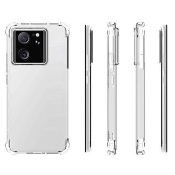 Xiaomi 13T/13T Pro Stødsikkert TPU Cover - Gennemsigtig