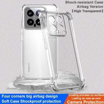 Xiaomi 14 Imak Faldsikkert TPU Cover - Gennemsigtig
