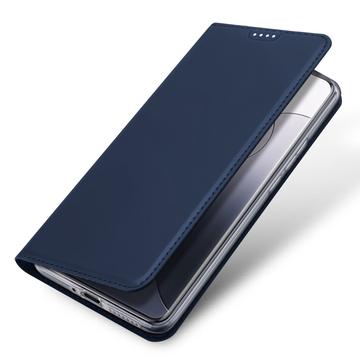 Xiaomi 14 Pro Dux Ducis Skin Pro Flip Cover - Blå