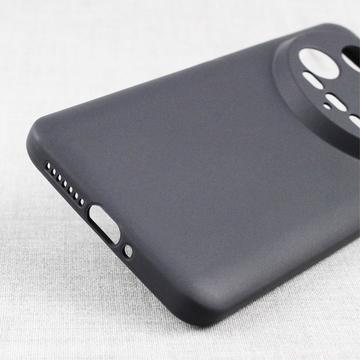 Xiaomi 14 Ultra Anti-Fingeraftryk Mat TPU Cover - Sort