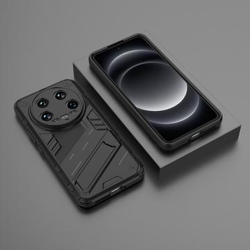 Xiaomi 14 Ultra Armor Hybrid Cover med Stand - Sort