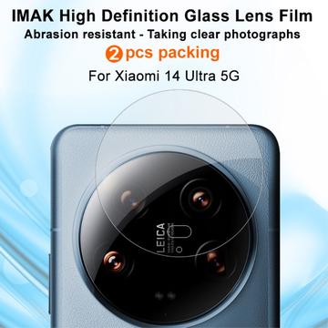 Xiaomi 14 Ultra Imak HD Kamera Linse Hærdet Glas - 2 Stk.