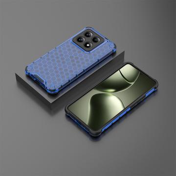 Xiaomi 14T Honeycomb Armored Hybrid Cover - Blå