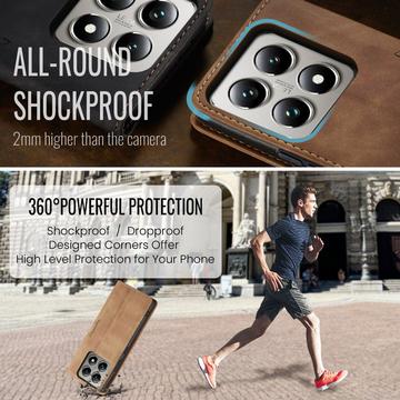 Xiaomi 14T Pro Caseme 013 Series Pung - Brun