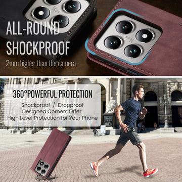 Xiaomi 14T Pro Caseme 013 Series Pung - Vinrød