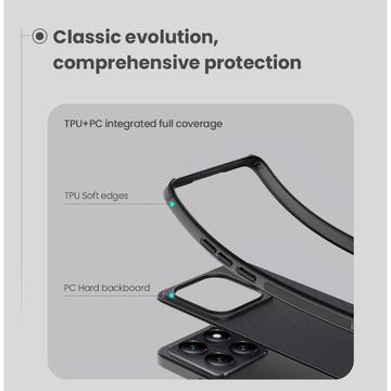 Xiaomi 14T Pro Nillkin Super Frosted Shield Pro Hybrid Cover - Sort