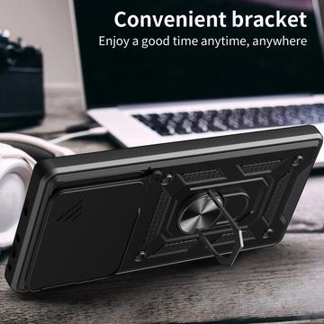 Xiaomi 14T Pro Roterende Ring Hybrid Cover med Kameraskjold - Blå