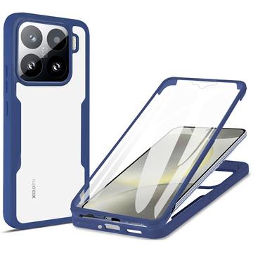 Xiaomi 15 360 Beskyttelse Cover - Blå / Klar