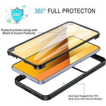 Xiaomi 15 360 Beskyttelse Cover - Rød / Klar