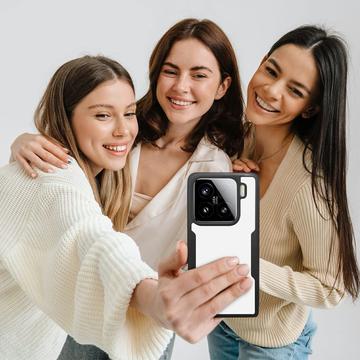 Xiaomi 15 360 Beskyttelse Cover - Rød / Klar