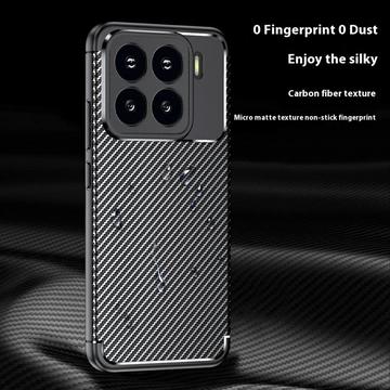 Xiaomi 15 Beetle Karbonfiber TPU Cover - Sort