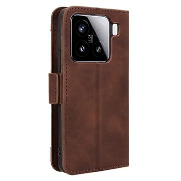 Xiaomi 15 Pro Pung Cover med Kortholder - Brun
