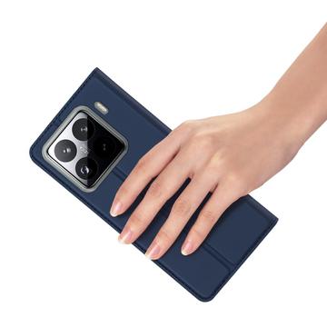 Xiaomi 15 Pro Dux Ducis Skin Pro Flip Cover - Blå