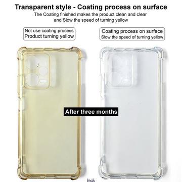 Xiaomi 15 Pro Imak Faldsikkert TPU Cover - Gennemsigtig Sort