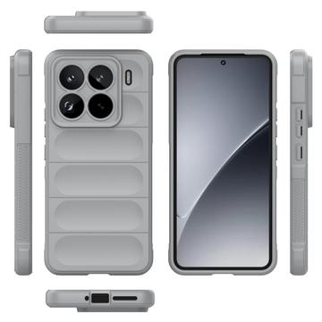 Xiaomi 15 Rugged TPU Cover - Lysegrå