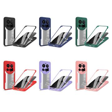 Xiaomi 15 Ultra 360 Beskyttelse Cover - Lilla / Gennemsigtig
