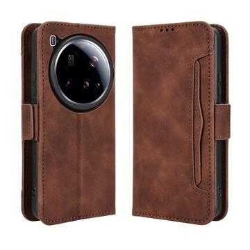 Xiaomi 15 Ultra Kortholder Pung Etui - Brun