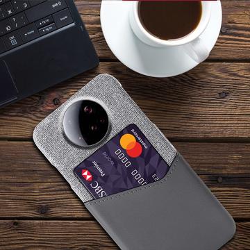 Xiaomi 15 Ultra KSQ Cover med Kortholder - Grå