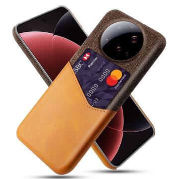 Xiaomi 15 Ultra KSQ Cover med Kortholder - Orange