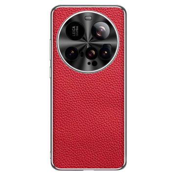 Xiaomi 15 Ultra Lædercoated TPU Cover - rød