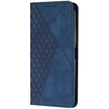 Xiaomi 15 Ultra Rombe Mønster Pung Cover med magnetisk lukning - Blå