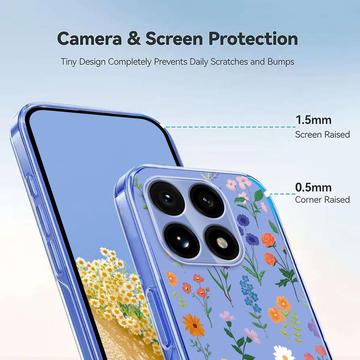 Xiaomi 15T TPU-cover med blomstermønster - tusindfryd