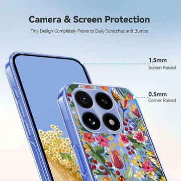 Xiaomi 15T TPU-cover med blomstermønster - Liljer