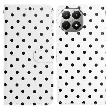 Xiaomi 15T Pung Etui med Prikket Mønster - Hvid