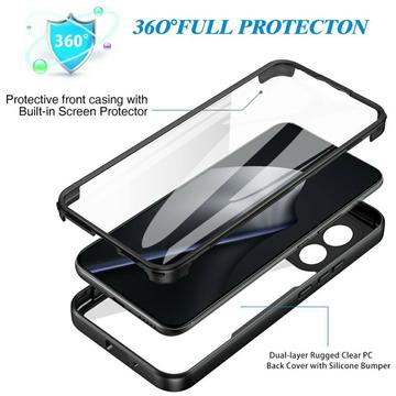 Xiaomi 15T Pro 360 Beskyttelse Cover - Sort / Klar
