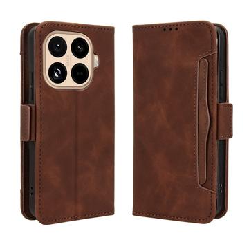 Xiaomi 15T Pro Kortholder Pung Etui - Brun