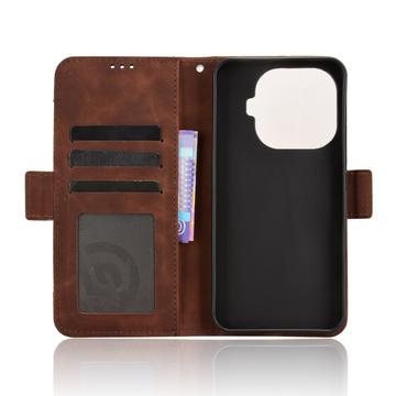 Xiaomi 15T Pro Kortholder Pung Etui - Brun