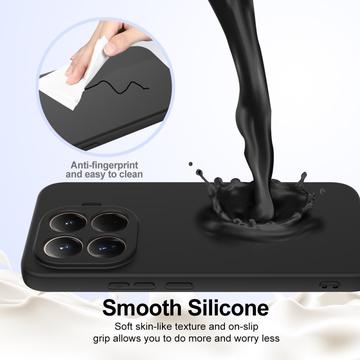 Xiaomi 15T Pro Liquid Silikone Cover - MagSafe Kompatibel - Sort
