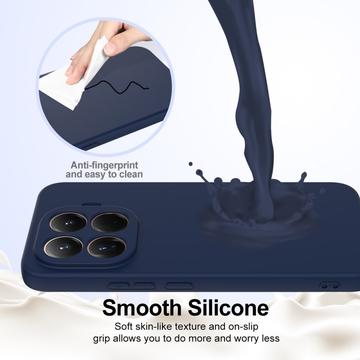 Xiaomi 15T Pro Liquid Silikone Cover - MagSafe Kompatibel - Mørkeblå